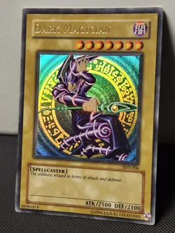 Yugioh Cards Dark Magician SDY-006 Ultra Rare Holo 2500/2100 - Image 1