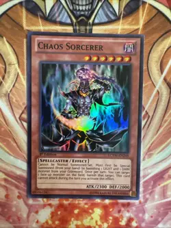 Yugioh! 1x Chaos Sorcerer LCYW-EN248 Super Rare 1st Edition NM - Image 1
