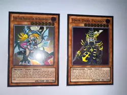 Yugioh Card Toon Dark Paladin Toon Dark Magician Girl The Dragon Knight Holofoil - Image 1