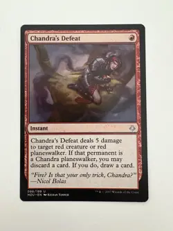 Chandra’s Defeat MTG Magic the Gathering Card NM Near Mint HOU - Image 1