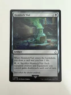 Hemlock Vial MTG Magic the Gathering Card NM Near Mint ACR - Image 1