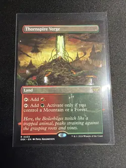 MTG Thornspire Verge - Borderless, NM-Mint, English Duskmourn: House of Horror - Image 1