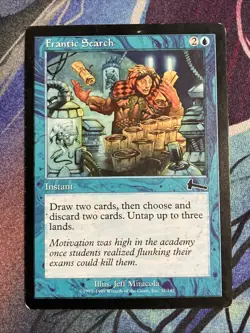 MTG 1999 Urza's Legacy: Frantic Search (32/143) MP - Image 1
