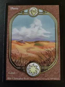 MTG Plains 1998 Unglued UGL Full Art Basic Land LP Christopher Rush MTG - Image 1