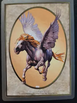 Pegasus Token 1998 Unglued UGL Mark Zug Art LP MTG - Image 1