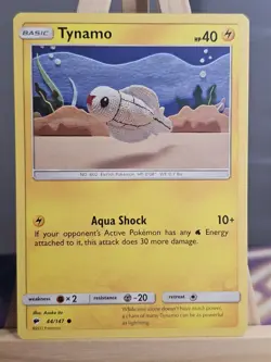 44/147 Tynamo Burning Shadows Asako Lto Regular Common Pokemon TCG - Image 1