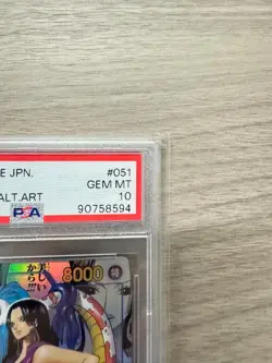 PSA 10 GEM MT Boa Hancock Comic Parallel Super Rare One Piece Card Game JPN - Image 3
