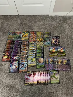 107 Pokemon TCG Jumbo Card Lot - Image 1