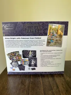 Pokemon TCG SV Paldean Fates Elite Trainer Box ETB New Sealed! - Image 2
