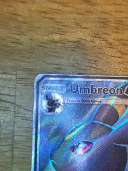 2017 POKEMON SUN & MOON #142 FULL ART/UMBREON GX - Image 5