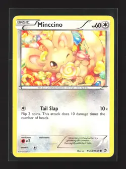 Pokemon Legendary Treasures: Radiant Collection #RC18/RC25 Common,Holo Minccino - Image 1