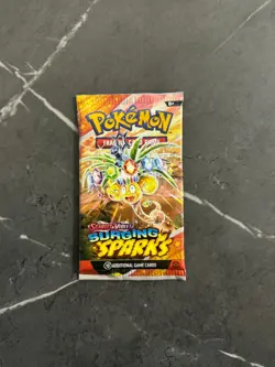 (VERY HEAVY)🔥 22.48g Pokemon Surging Sparks Booster Pack Sealed- Possible SIRU - Image 2