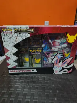 Pokemon 25th Celebrations TCG Dark Sylveon V Collection Box Factory Sealed - Image 1