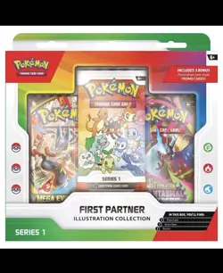 Pokemon TCG First Partner Illustration Collection Series 1 Promo Box 2026 - Image 1