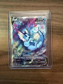 2021 Pokemon VAPOREON V!!! SWSH181 💧💦💙 - Image 1