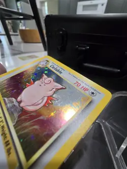 Pokemon Clefable Jungle Holo Rare 1/64 1999 WotC 70 HP English Arita - Image 2
