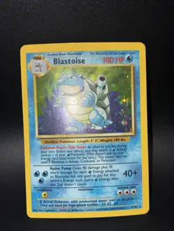 1999 Pokemon Base Set Blastoise 2/102 Holo Rare Unlimited - Image 1