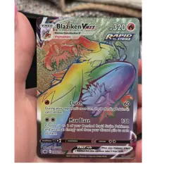 Pokemon Blaziken VMAX Secret Rare Holo Chilling Reign 200/198 Rapid Strike 320 … - Image 1