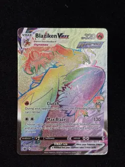 Pokemon Blaziken VMAX Secret Rare Holo Chilling Reign 200/198 Rapid Strike 320 … - Image 2