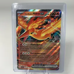Pokemon TCG Team Rockets Moltres EX Destined Rivals 031/182 Stamped UPC Promo - Image 1