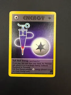 Pokemon Full Heal Energy 1st Edition Uncommon Team Rocket 81/82 LP - Image 1