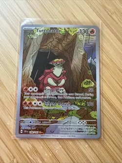 Turtonator 146/142 Sv07: Stellar Crown Holo M/NM Pokemon TCG NM - Image 1