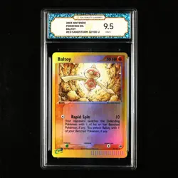 TQG 9.5 Mint+ 2003 Pokemon ENG Baltoy #EX-SANDSTORM 32/100 U - Image 1