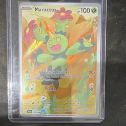 The Pokemon Company Maractus 093/086 Sv: Black Bolt Rare Holo English 100 HP - Image 1