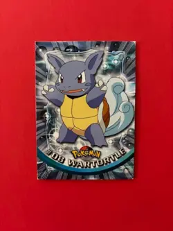 #08 wartortle Pokemon 1999 Topps TV - Image 1