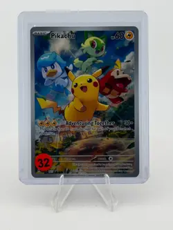 2023 Pokemon SVP EN BSP Paldea Evolved ETB #027 Full Art Pikachu - Image 2
