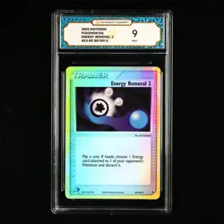 TQG 9 Mint 2003 Pokemon ENG Energy Removal #2 #EX-RS 80/109 U - Image 2