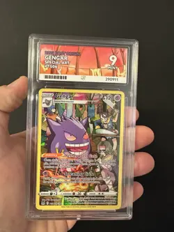 Pokemon TCG Gengar Trainer Gallery TG06/TG30 Lost Origin ACE Grade 9 MINT - Image 1