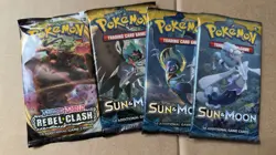 Pokemon TCG Booster Pack Lot 21 Packs XY Evolutions Sun & Moon Sword & Shield - Image 4