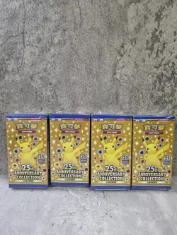Pokemon Chinese Expansion Pack S8a 25th Anniversary Collection Sealed Set Of 4 - Image 1