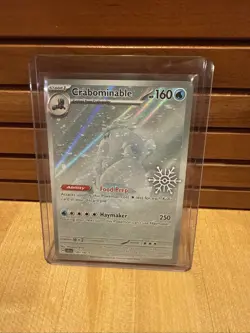Pokemon TCG Crabominable Card 149/142 Holiday Calendar Illustration Stamped - Image 1