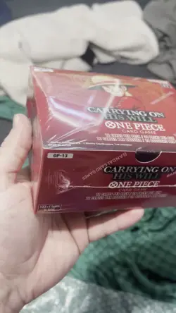 One Piece TCG OP-13 Booster Box Carrying On His Will Sealed Read Description - Image 2