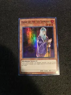 Hand of the Six Samurai - SPWA-EN042 - Super Rare - 1st Edition - Image 1