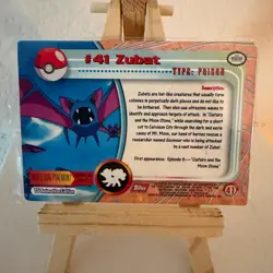 Zubat #41 Topps Red Label Vintage Pokemon Cards - Image 2