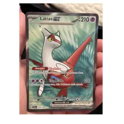 Pokemon Latias ex Ultra Rare Holo Sv08 Surging Sparks 220/191 210 HP TCG Card - Image 1