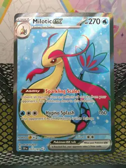 Milotic ex Full Art Pokemon Trading Card Game 217/191 SV08 Surging Sparks NM - Image 1