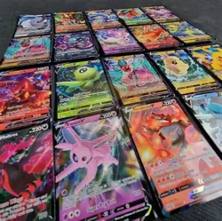 Pokemon Card Bulk Lot 50 GUARANTEED V/EX/UR Per Purchase! No Duplicates! - Image 3