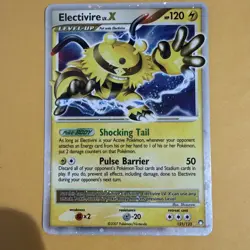 Pokemon Electivire LV.X Mysterious Treasures Holo Rare Card 121/123 120 HP 2007 - Image 1