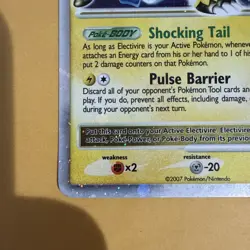 Pokemon Electivire LV.X Mysterious Treasures Holo Rare Card 121/123 120 HP 2007 - Image 4