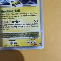 Pokemon Electivire LV.X Mysterious Treasures Holo Rare Card 121/123 120 HP 2007 - Image 5