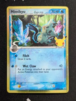 Mimikyu - SWSH136 SWSH: Sword & Shield Promo Cards Pokemon LP Holo CREASE - Image 1