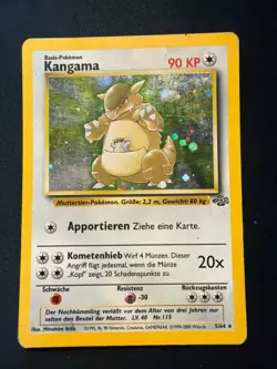 Kangaskhan 5/64 Jungle Set Holo Rare Pokemon Card (German) - Image 1