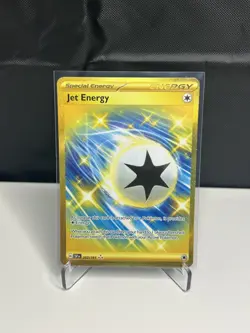 Pokemon TCG S&V Surging Sparks: Jet Energy 252/191 Gold Secret Rare Card - NM - Image 1