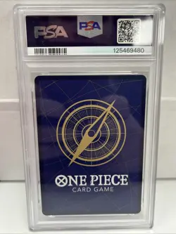 Monkey D. Luffy One Piece Card Game JPN OP10-118 Sec Alt Art Royal Blood PSA 10 - Image 2
