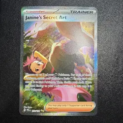 Pokemon TCG Prismatic Evolutions Janine's Secret Art Card 173/131 SIR - Image 1