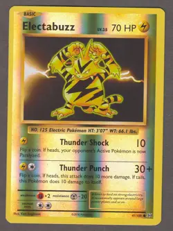 Electabuzz 41/108 XY Evolutions Reverse Holo Common Lightning Pokemon Card NM - Image 1